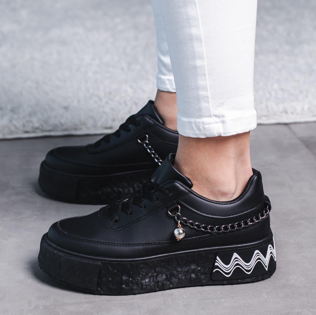 Кроссовки женские Fashion р. 39 24,5 см Черный (3511)