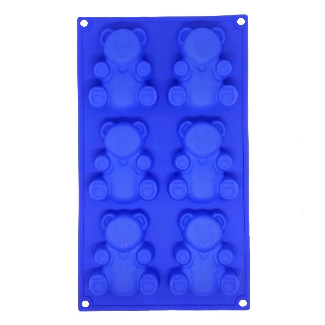 Силиконовая форма MagicKitchen №153 6в1 Мишки Барни (201460)