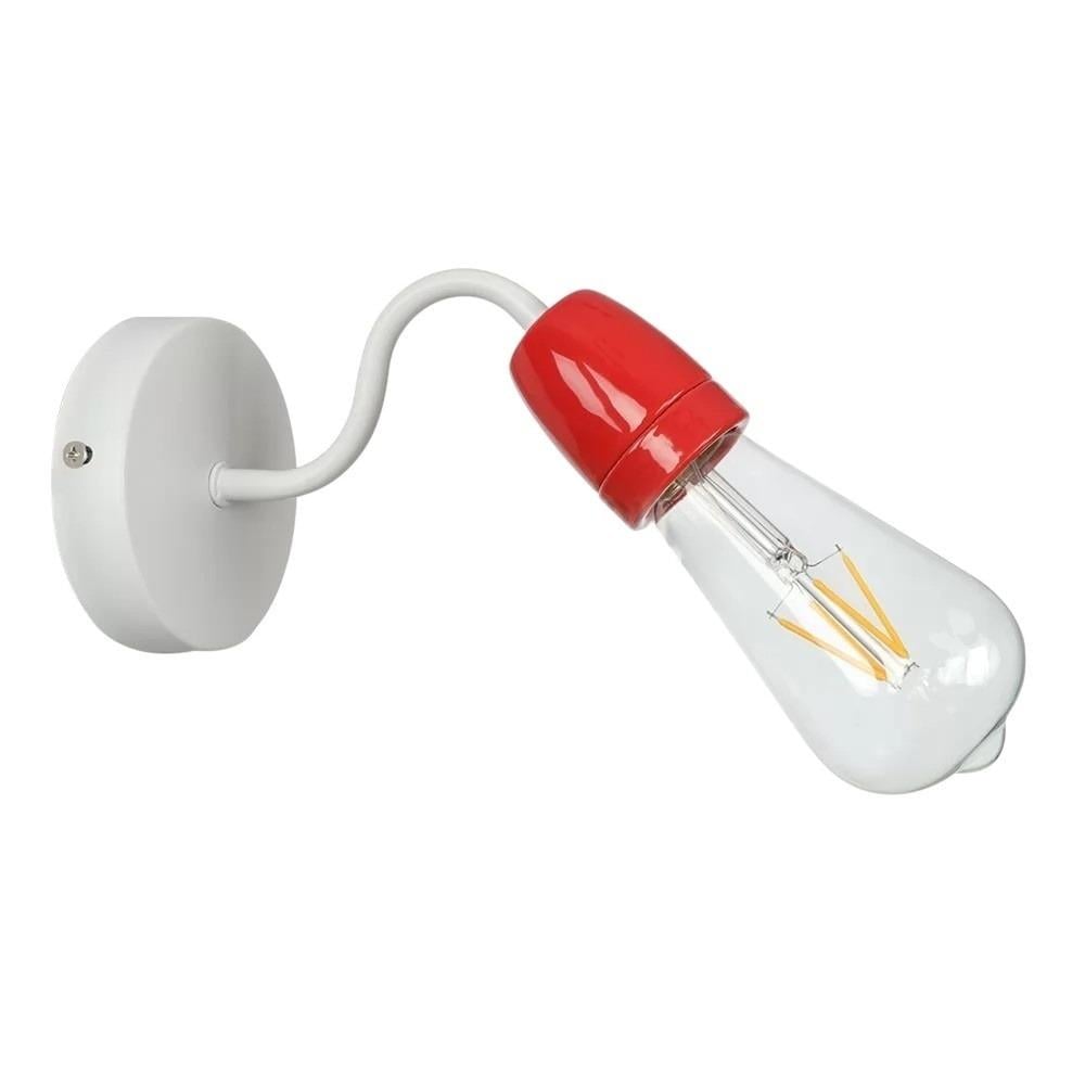 Настенный светильник Illuminante с выключателем и вилкой Red (WL-0000920 M/Red в/в)
