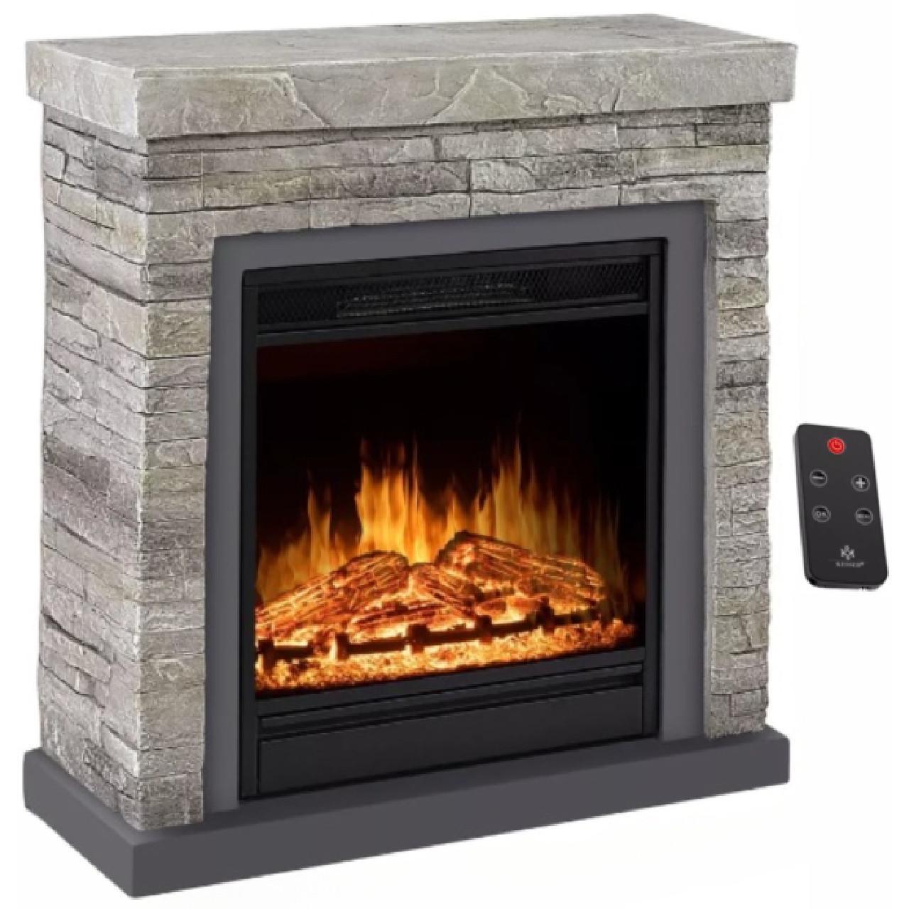Камин электрический KESSER 67,5x60x22,5 см Серый