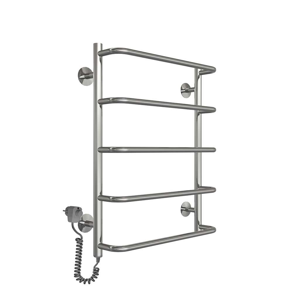 Полотенцесушитель электрический Deffi Стандарт П5 EF16 левое подключение нержавеющая сталь 500х700 мм Хром (C.SS.70.50.5.E.C.L.5)