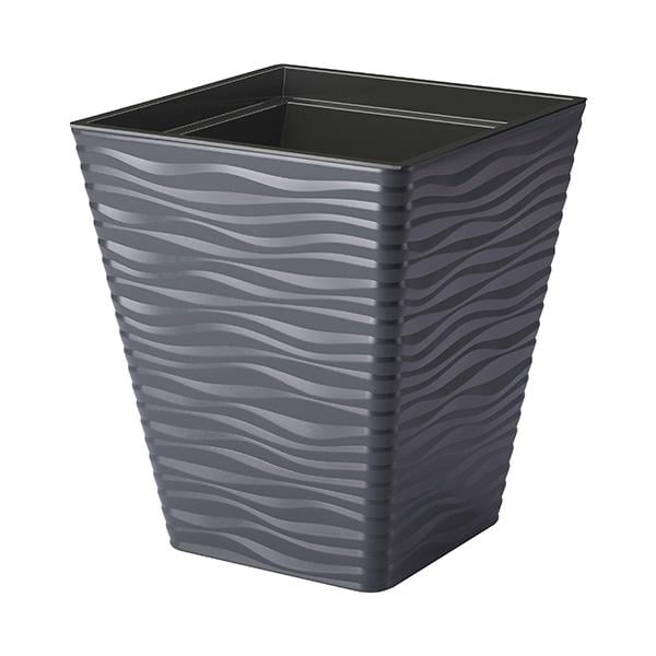 Горщик для квітів Sahara kwadro-40 Антрацит (3940-014)