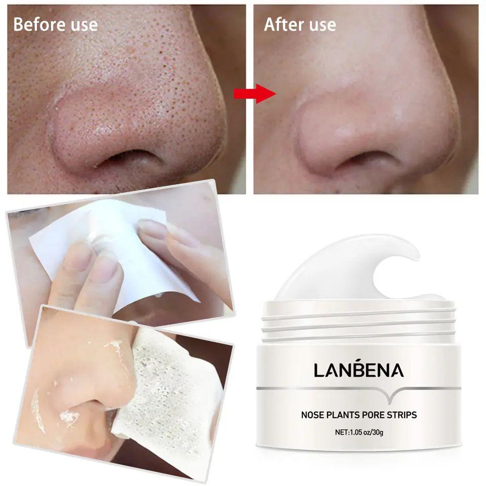 Маска для лица от черных точек LANBENA Nose Plants Pore Strips 30 г + 60 шт. бумажных полосок (12275093) - фото 5