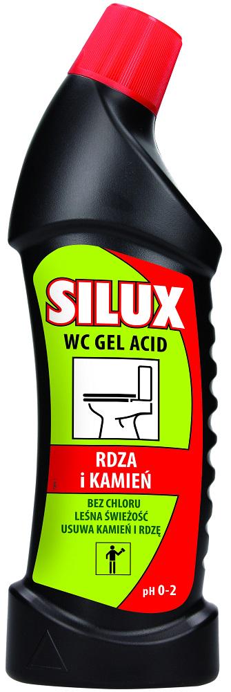 Средство чистящее и дезинфекционное Lakma SILUX WC GEL ACID на основе кислоты для унитаза 750 мл (3021)