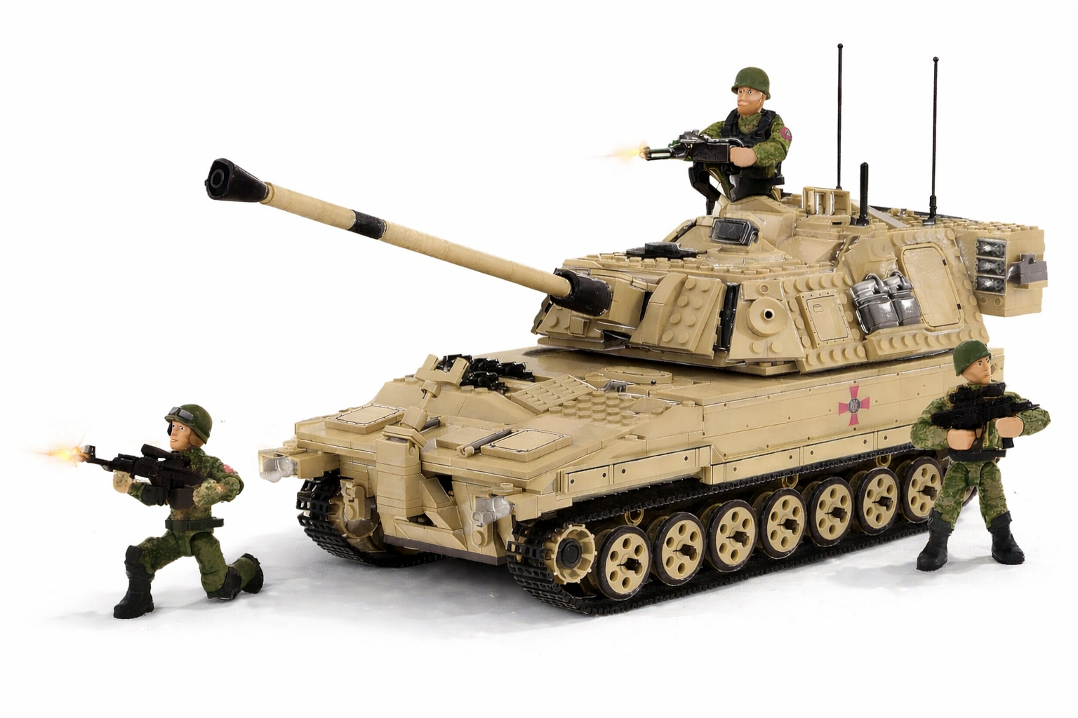 Конструктор Iblock PL-921-510 Армия ВСУ SPH M109 1323 дет. (2146490353)