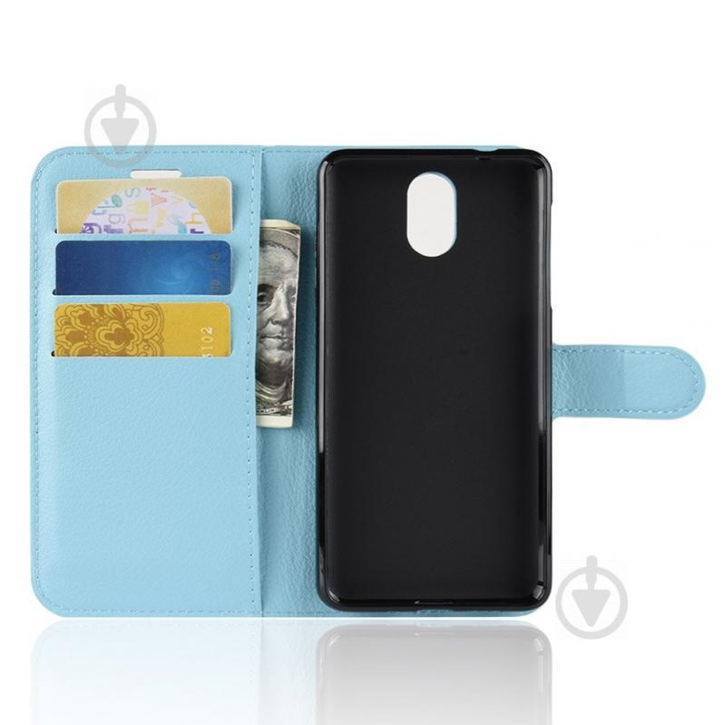 Чехол-книжка Litchie Wallet для Nokia 3.1 Голубой (arbc3790) - фото 4