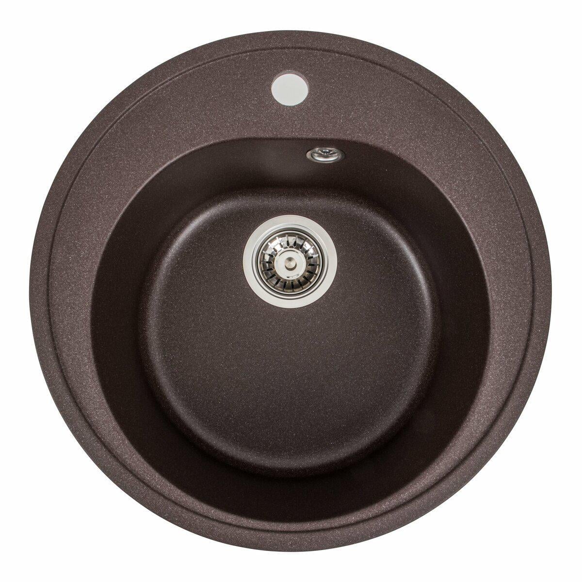 Мойка для кухни гранитная Platinum 510 LUNA Мокко (SP000025058)