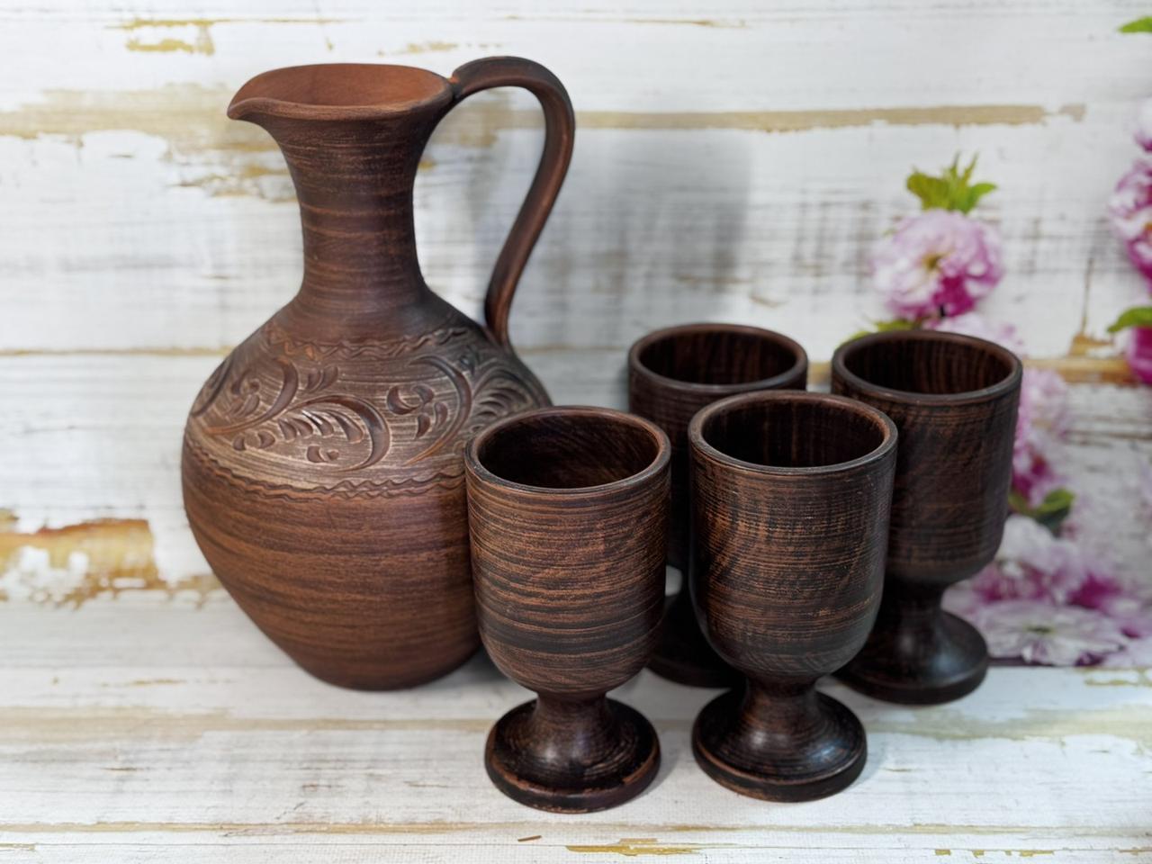 Набор винный кувшин 1,5 л и 4 фужера 200 мл (2703276985)