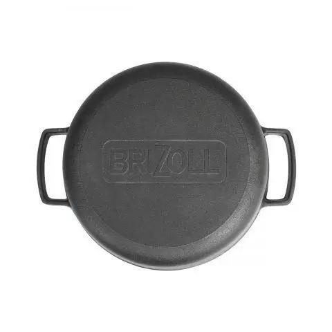 Каструля чавунна з кришкою Brizoll Casserole P-4L-2 24 см 4 л - фото 3