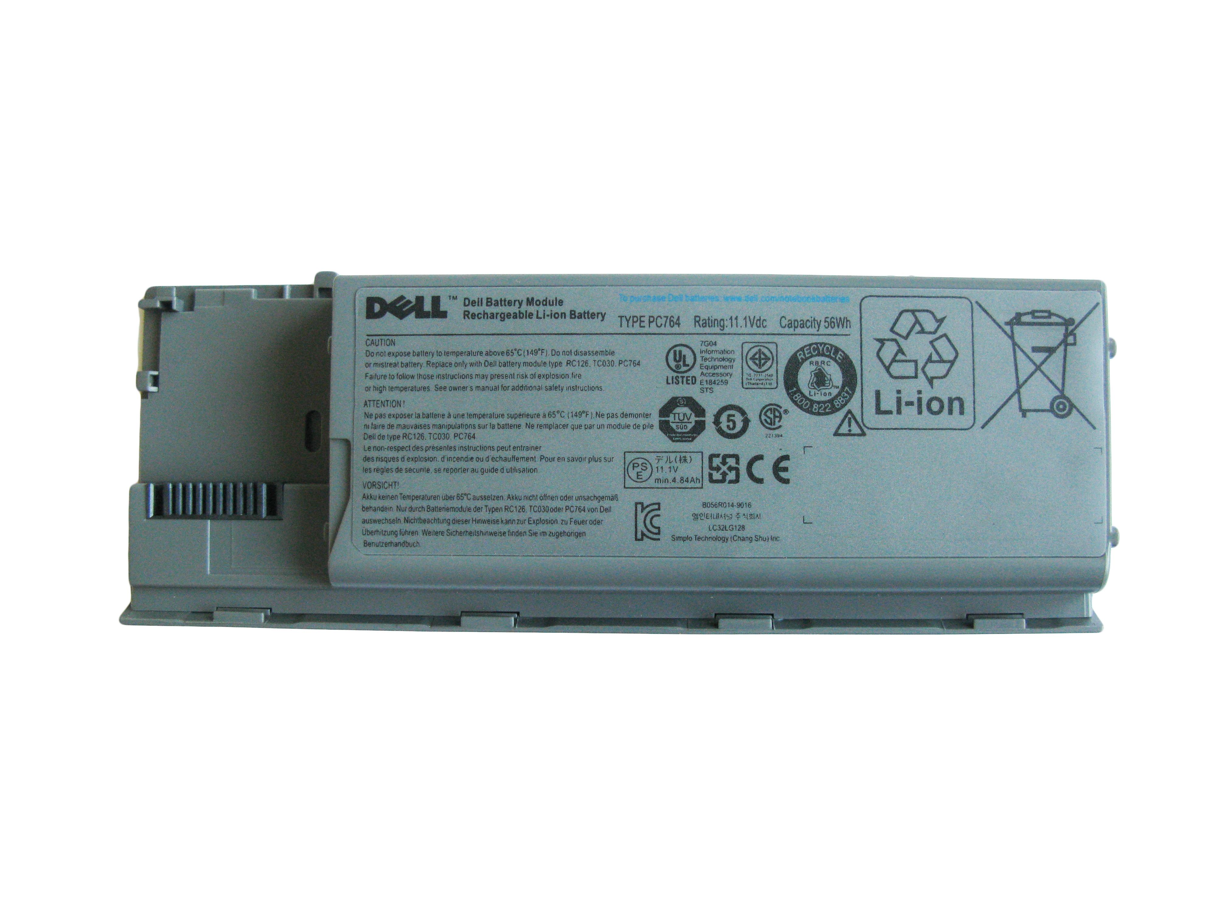 Аккумулятор для ноутбука Dell PC764 Latitude D620 11,1 V 5200 mAh Аккумулятор для ноутбука Dell PC764 Latitude D620 11,1 V 5200 mAh