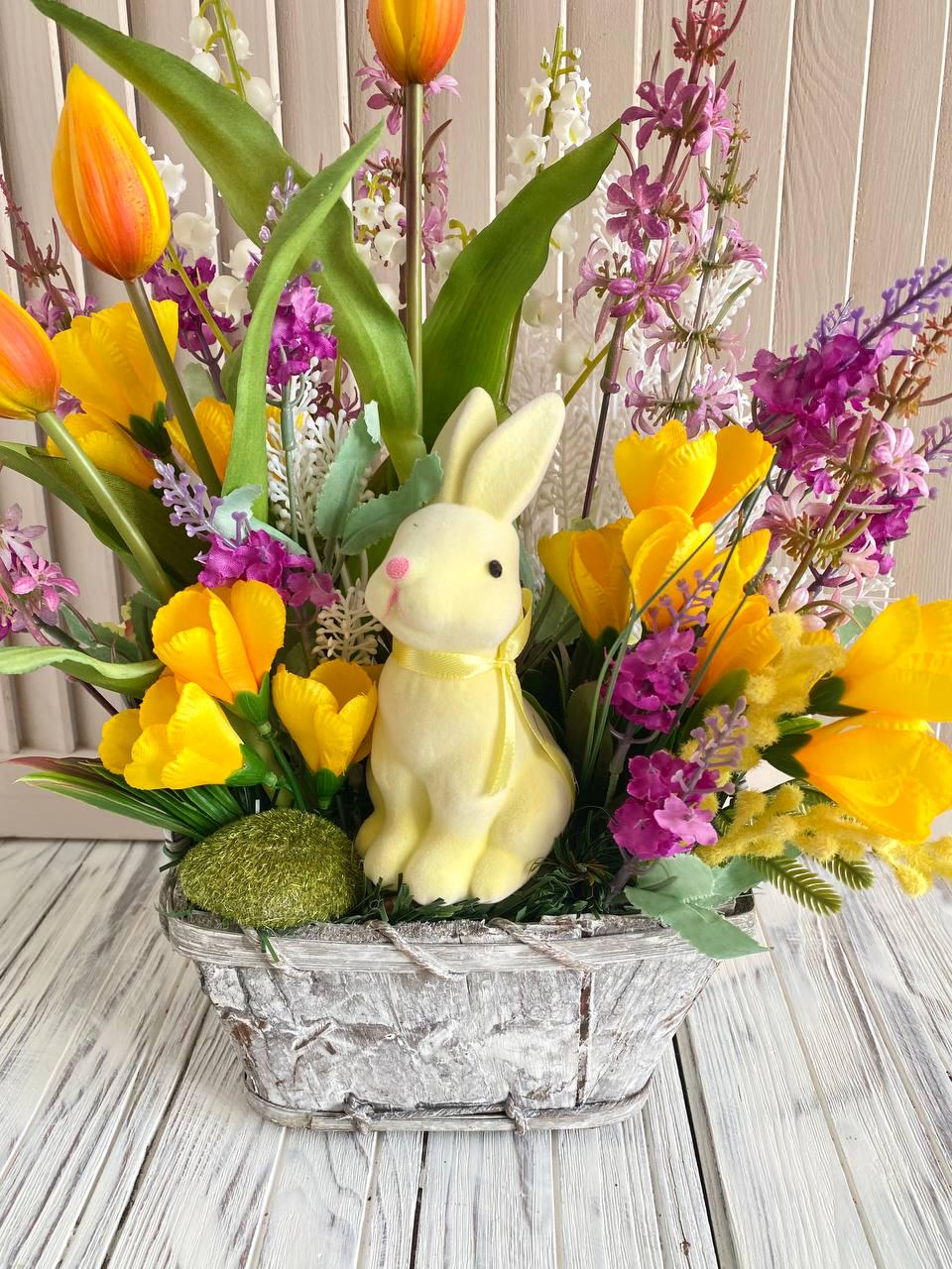 Композиція Великодня з фігуркою зайчика (10173231) - фото 4 Композиція Великодня з фігуркою зайчика (10173231) - фото 4