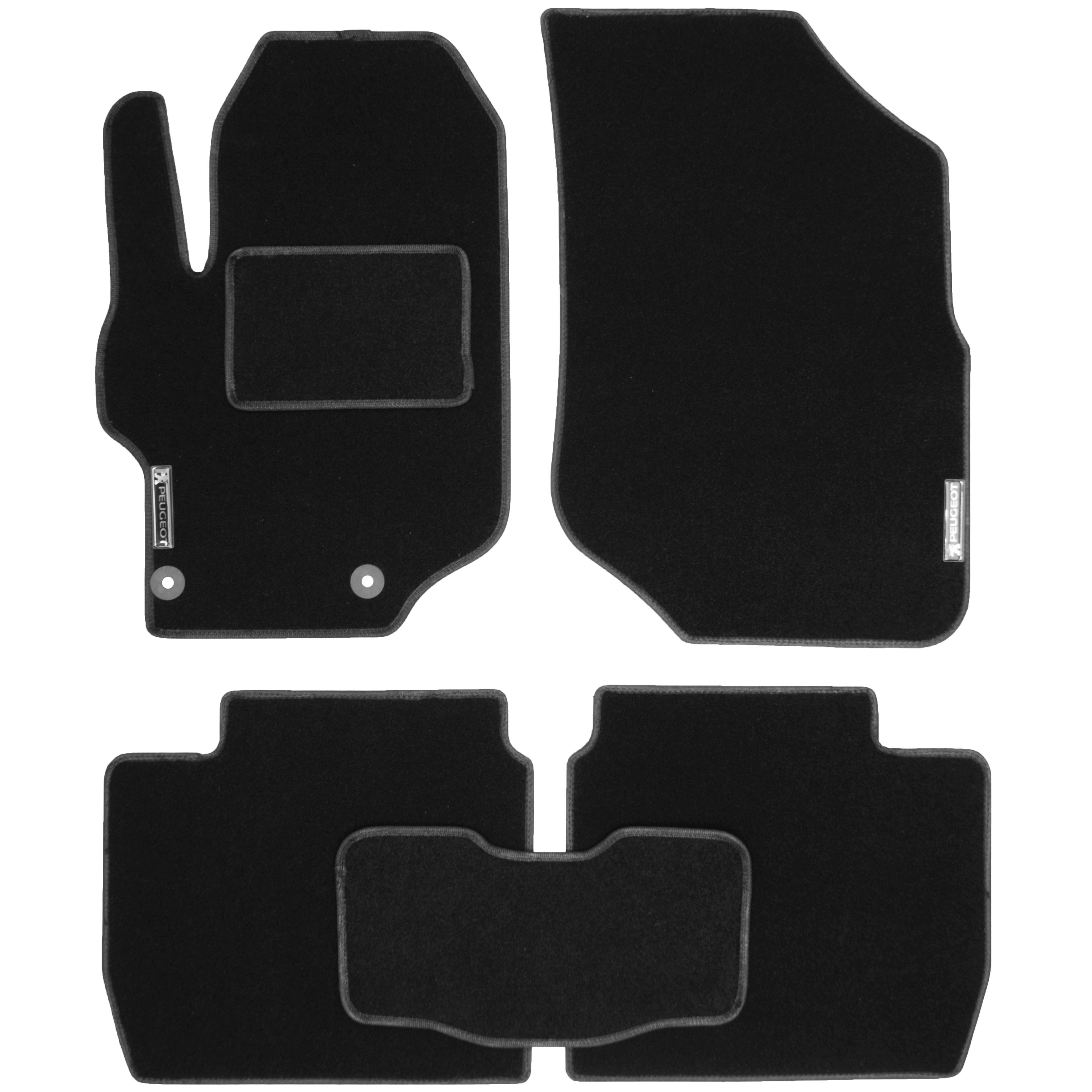 Коврики в салон для Peugeot 301 '12- текстильные Черный