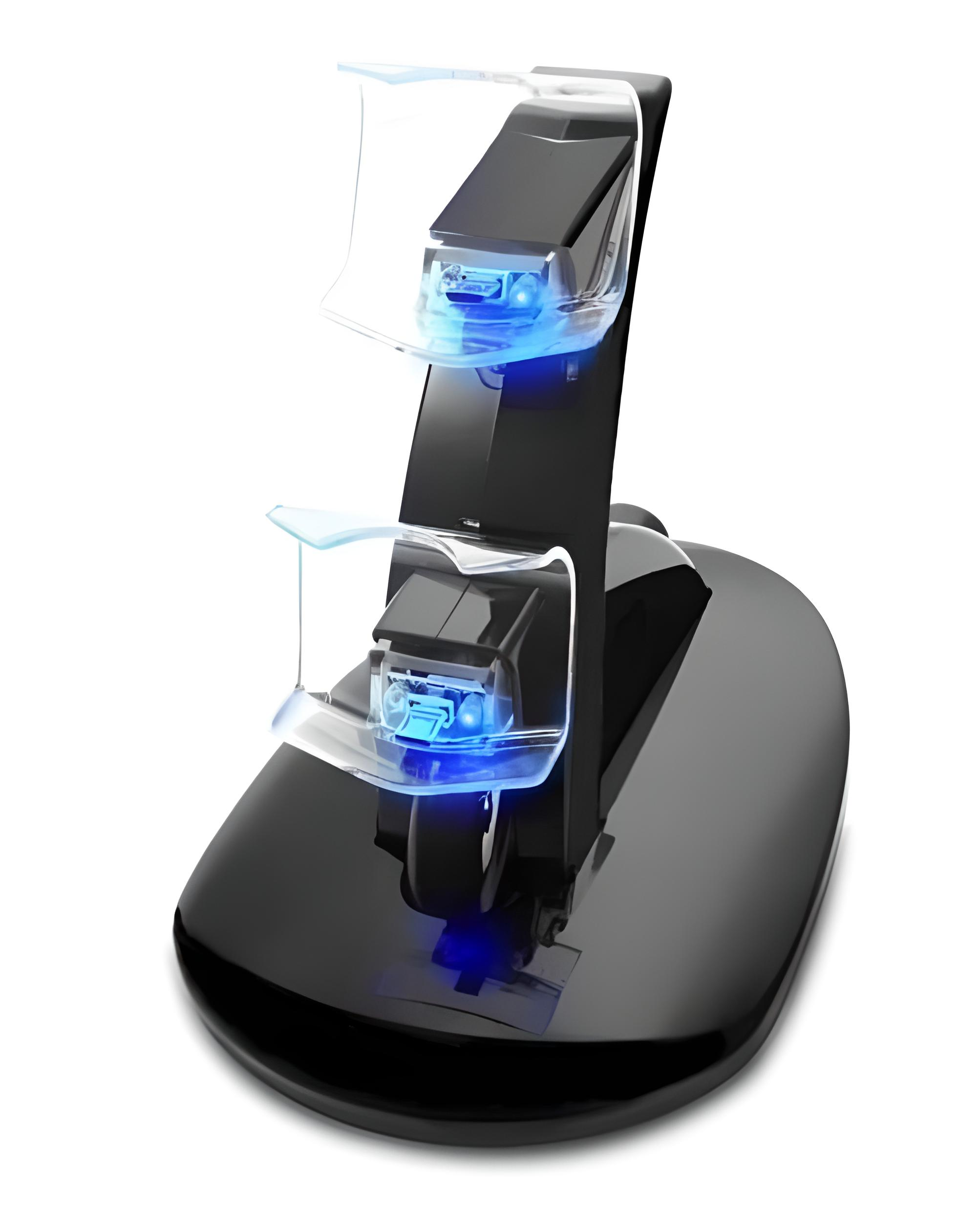 Зарядная станция двойная Dual USB Charging Stand для геймпадов PlayStation Dualshock 4 Черный (846549845684) Зарядная станция двойная Dual USB Charging Stand для геймпадов PlayStation Dualshock 4 Черный (846549845684)