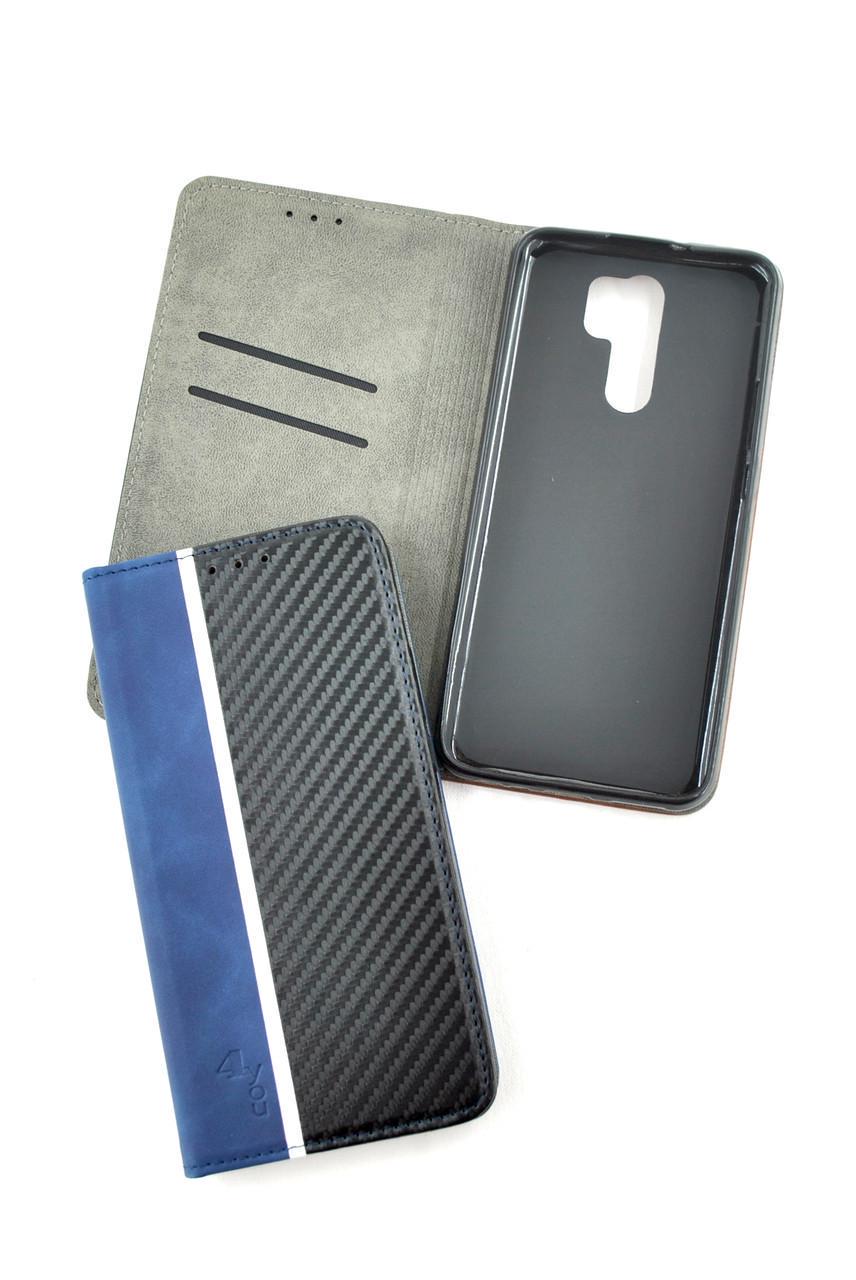 Чехол-книжка для телефона Samsung A01 Core/M01 Carbon Blue/black (4you) - фото 1