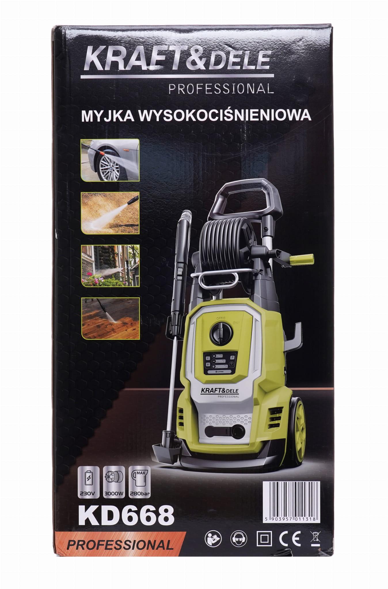 Мийка високого тиску Kraft&Dele KD668 280 бар 3000 Вт - фото 15 Мийка високого тиску Kraft&Dele KD668 280 бар 3000 Вт - фото 15