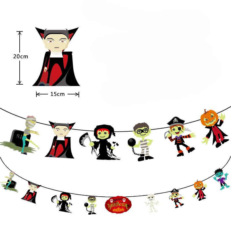 Гирлянда на Хэллоуин 280 см Разноцветный (808105) - фото 2