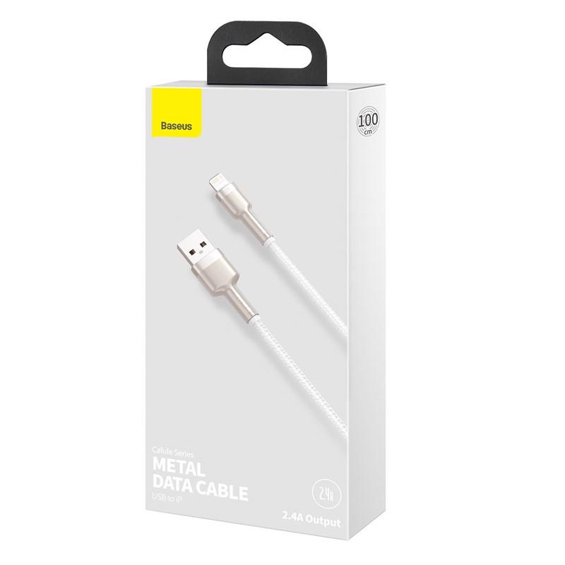 USB кабель BASEUS Lightning Cafule Series 1 м 2.4A - фото 5