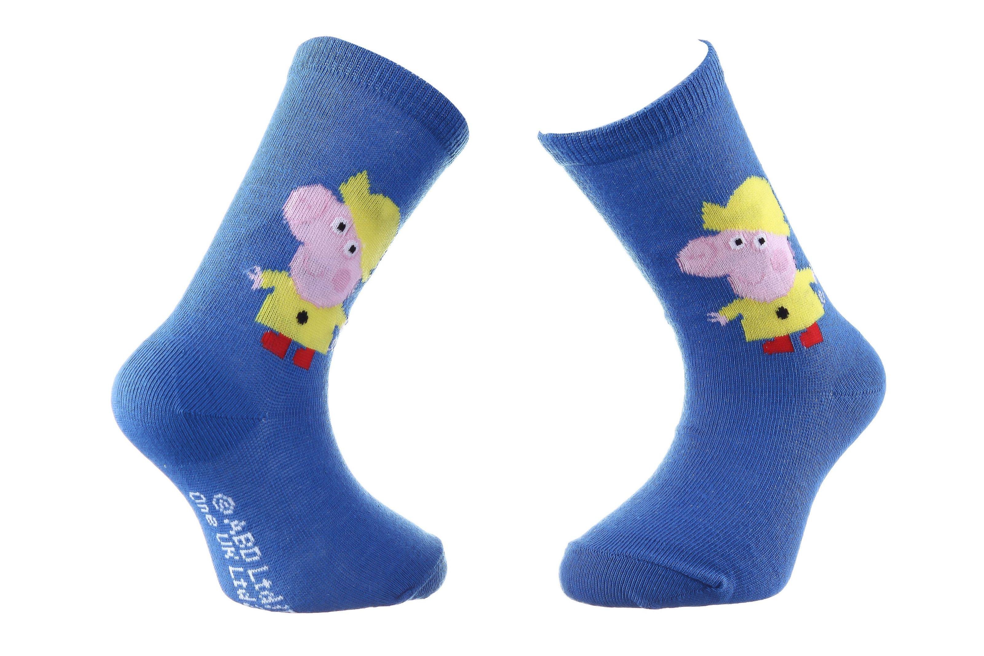 Носки Peppa Pig George And Its Wax р. 19-22 Blue (43849551-8)