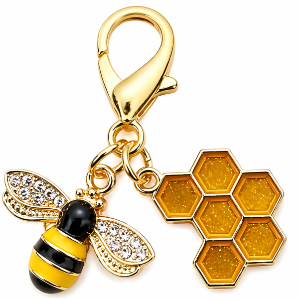 Брелок с карабином Bee Yourself Пчела (34170844)