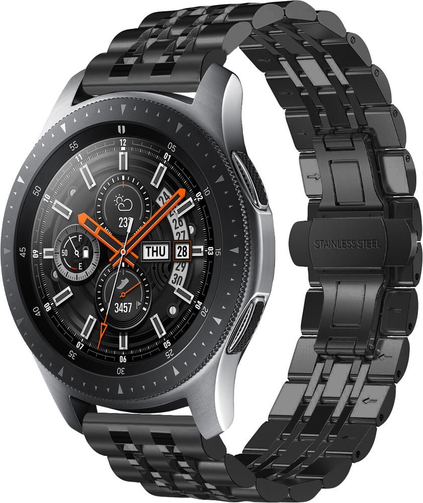 Браслет металлический Spinye для Galaxy Watch 46 мм Black (28943-2B)