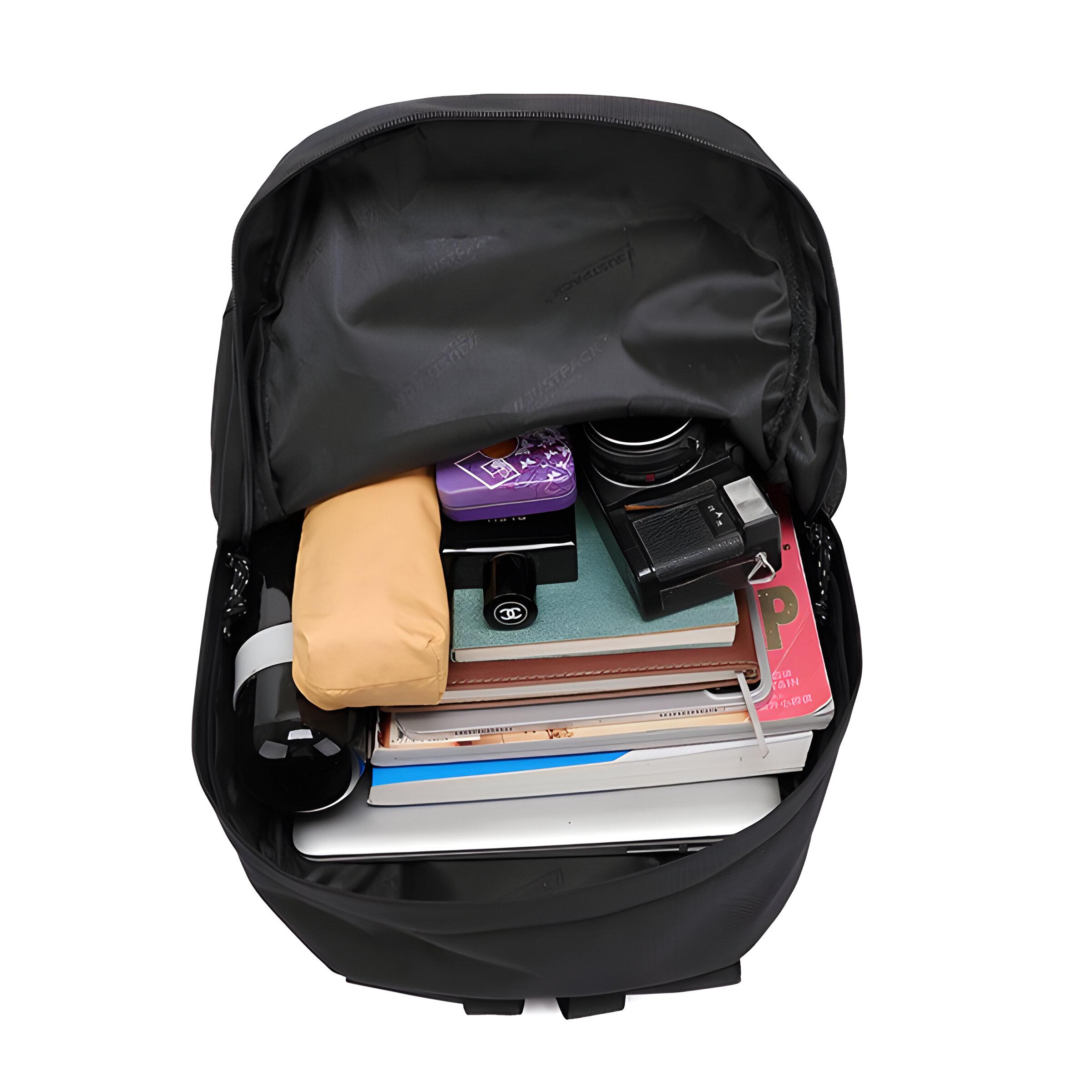 Рюкзак Justpack универсальный 27х40х13,5 см Черный (8067) - фото 5 Рюкзак Justpack универсальный 27х40х13,5 см Черный (8067) - фото 5