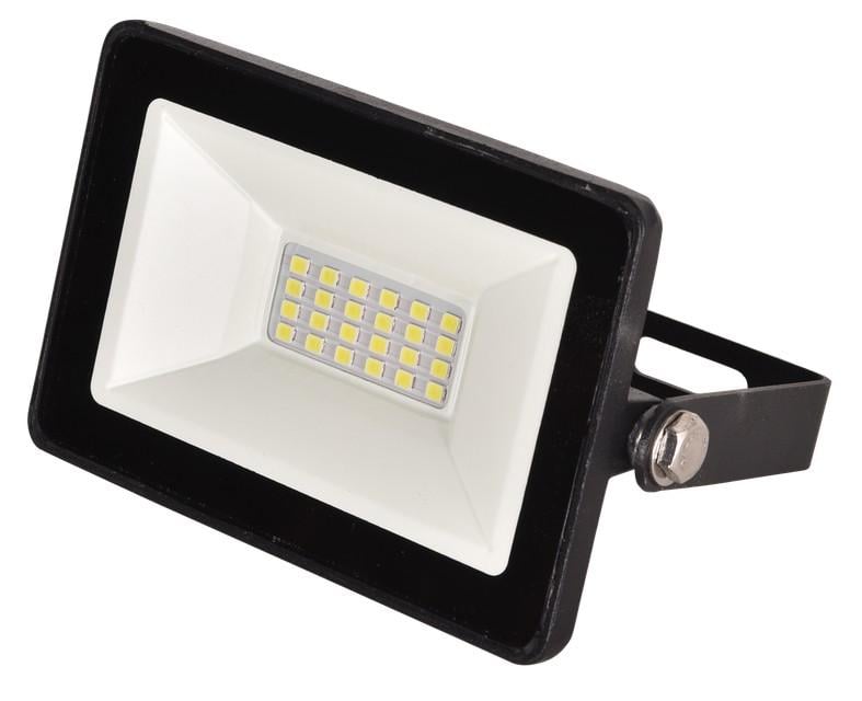 Прожектор LED 20W Slim 6400 Черный (07460)