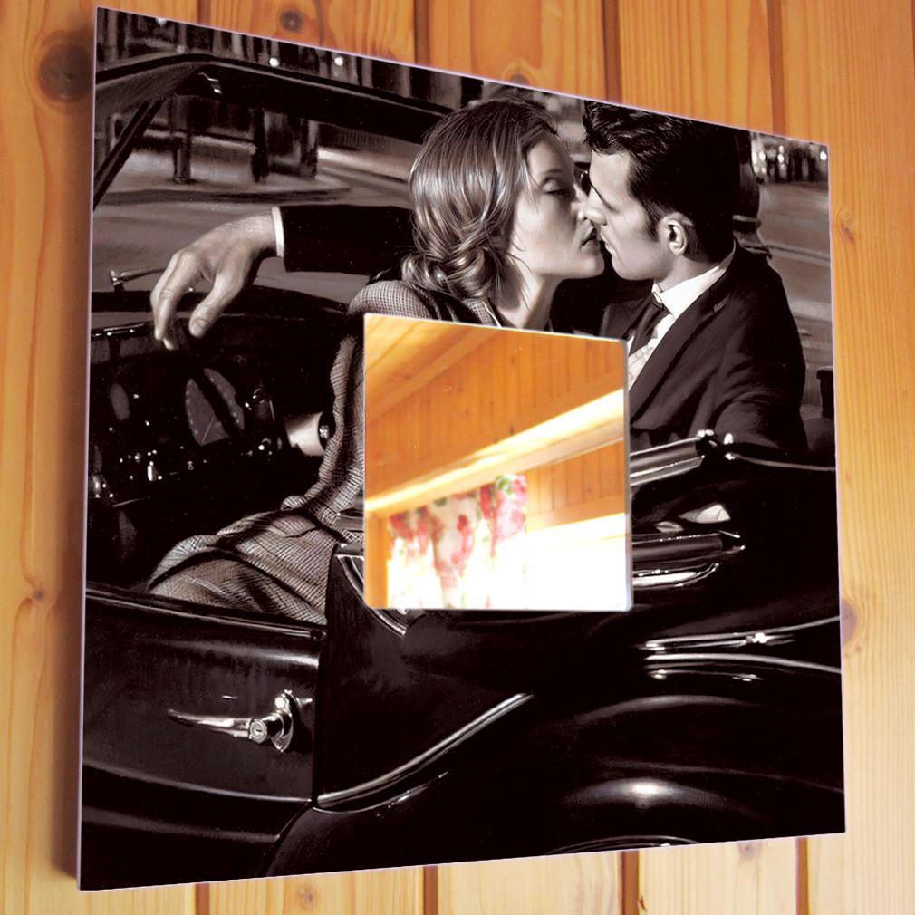 Зеркало декоративное Поцелуй 260х260 мм (M00365)