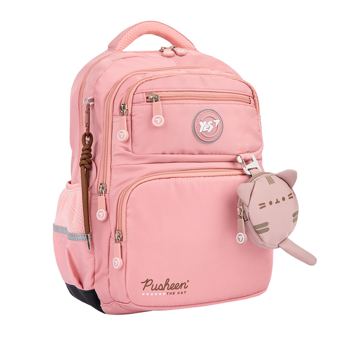 Рюкзак школьный YES S-108 Pusheen Fatty 37х27х13 см Розовый (559827)