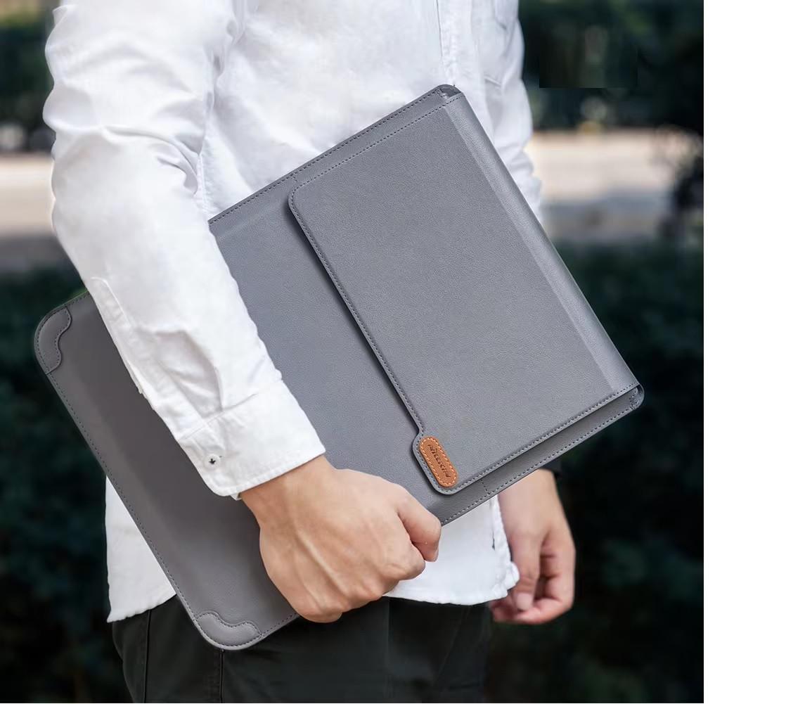 Сумка-чохол з підставкою Nillkin Laptop Sleeve Macbook для ноутбука 15,6-16,1'' 451x300x10 мм Gray (6902048202825) - фото 2