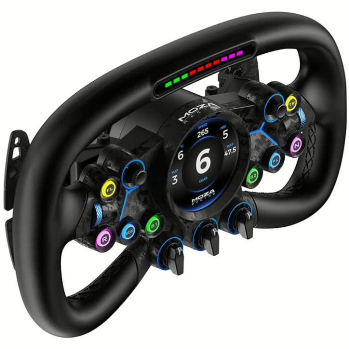 Ігрове кермо Moza Racing Vision GS Steering 31 см 2,8" 8 кн R GB Black (RS064) - фото 2