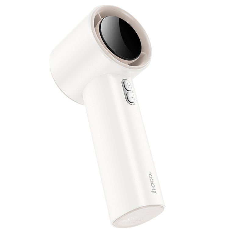 Вентилятор ручний з LED-дисплеєм Hoco HX64 3600 mAh Білий (27457142) - фото 2 Вентилятор ручний з LED-дисплеєм Hoco HX64 3600 mAh Білий (27457142) - фото 2