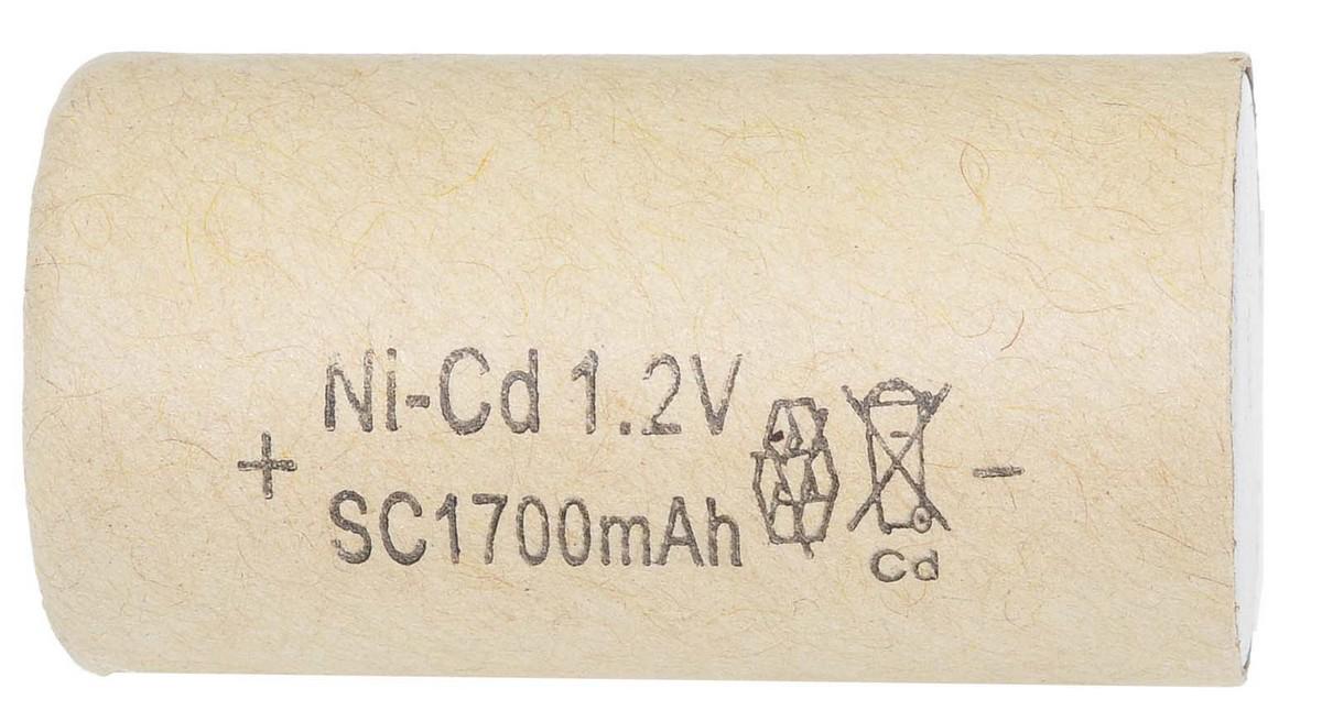 Банка для аккумулятора шуруповерта Ni-CD 1700 mAh 1,2V (шур106) - фото 1