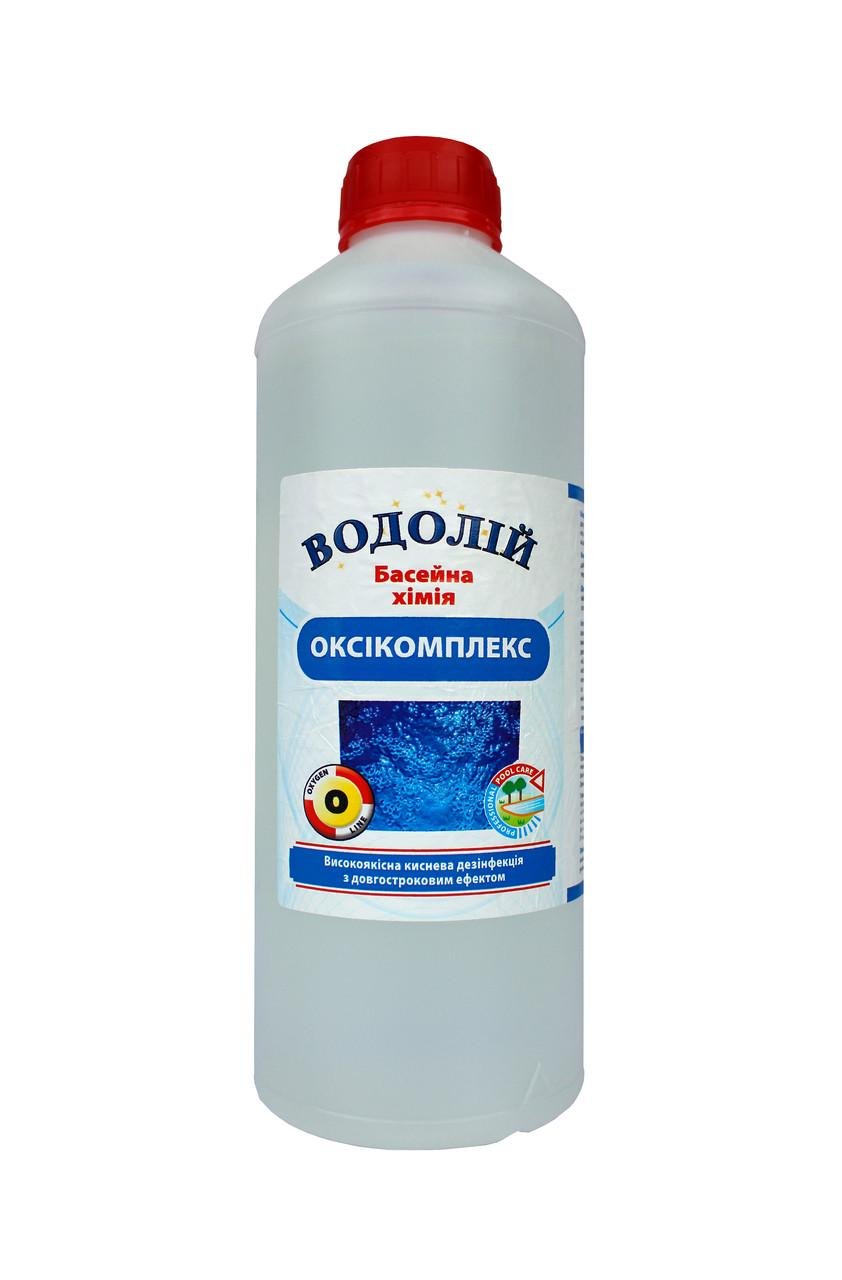 Комплексний засіб для очищення води у басейні Vodnar Оксикомплекс 1 л (Hess26)