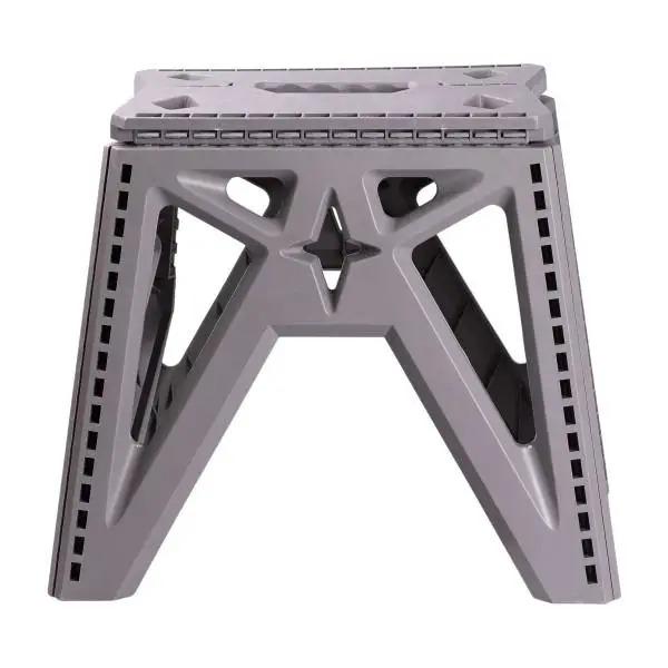 Табурет для кемпинга складной Good Idea пластиковый для отдыха на природе 38х28х33 см Серый (5535390) - фото 3