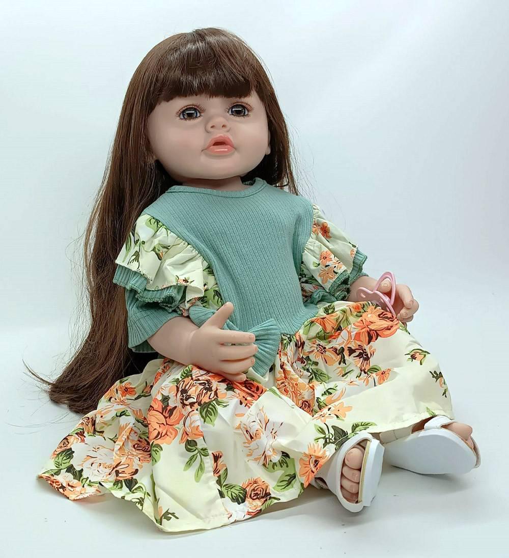 Лялька Реборн Yi Wu Jiayu Baby dolls зі звуком 55 см (AD8819-107)