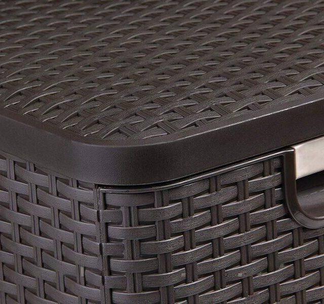 Комод пластиковый EfPlast на 4 ящика Черный бриллиант (1-1-D0942) - фото 2 Комод пластиковый EfPlast на 4 ящика Черный бриллиант (1-1-D0942) - фото 2