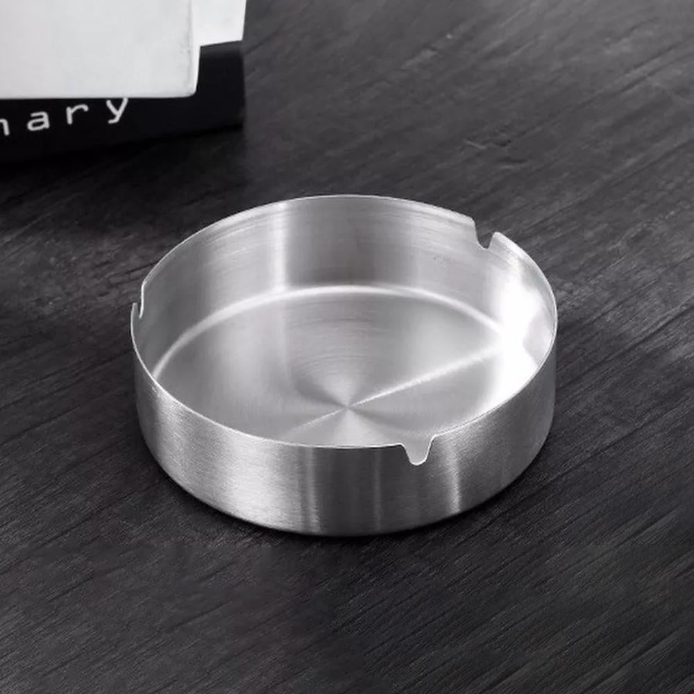 Попільничка для цигарок металева 10 см Сріблястий - фото 11 Попільничка для цигарок металева 10 см Сріблястий - фото 11