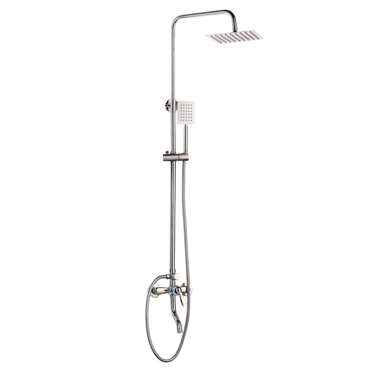 Душовий гарнітур прихованого монтажу 3 в 1 WanFan душова система стаціонарний душ кран Хром