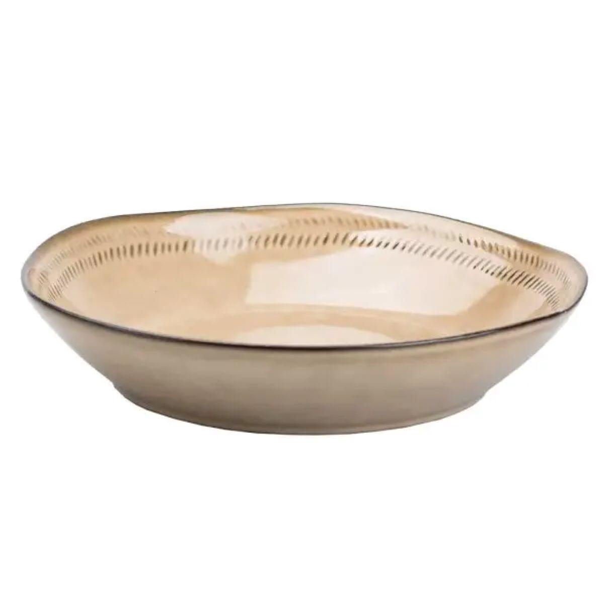 Тарілка супова керамічна 23 см Бежевий (4647) - фото 6 Тарілка супова керамічна 23 см Бежевий (4647) - фото 6