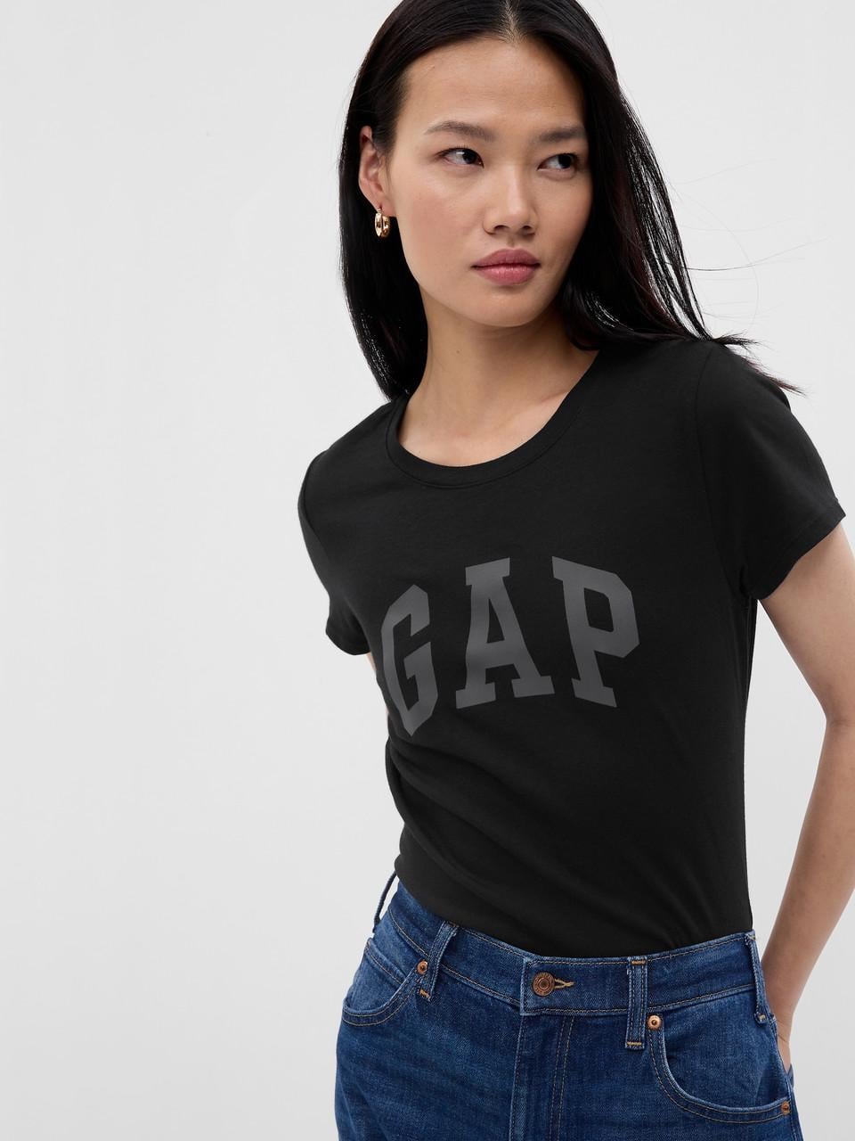 Футболка женская GAP Logo XL Черный (2463241297866) Футболка женская GAP Logo XL Черный (2463241297866)