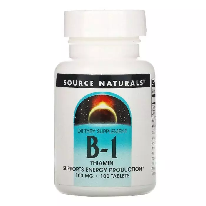 Витамин В1 Source Naturals 100 мг 100 таблеток (SN0407)