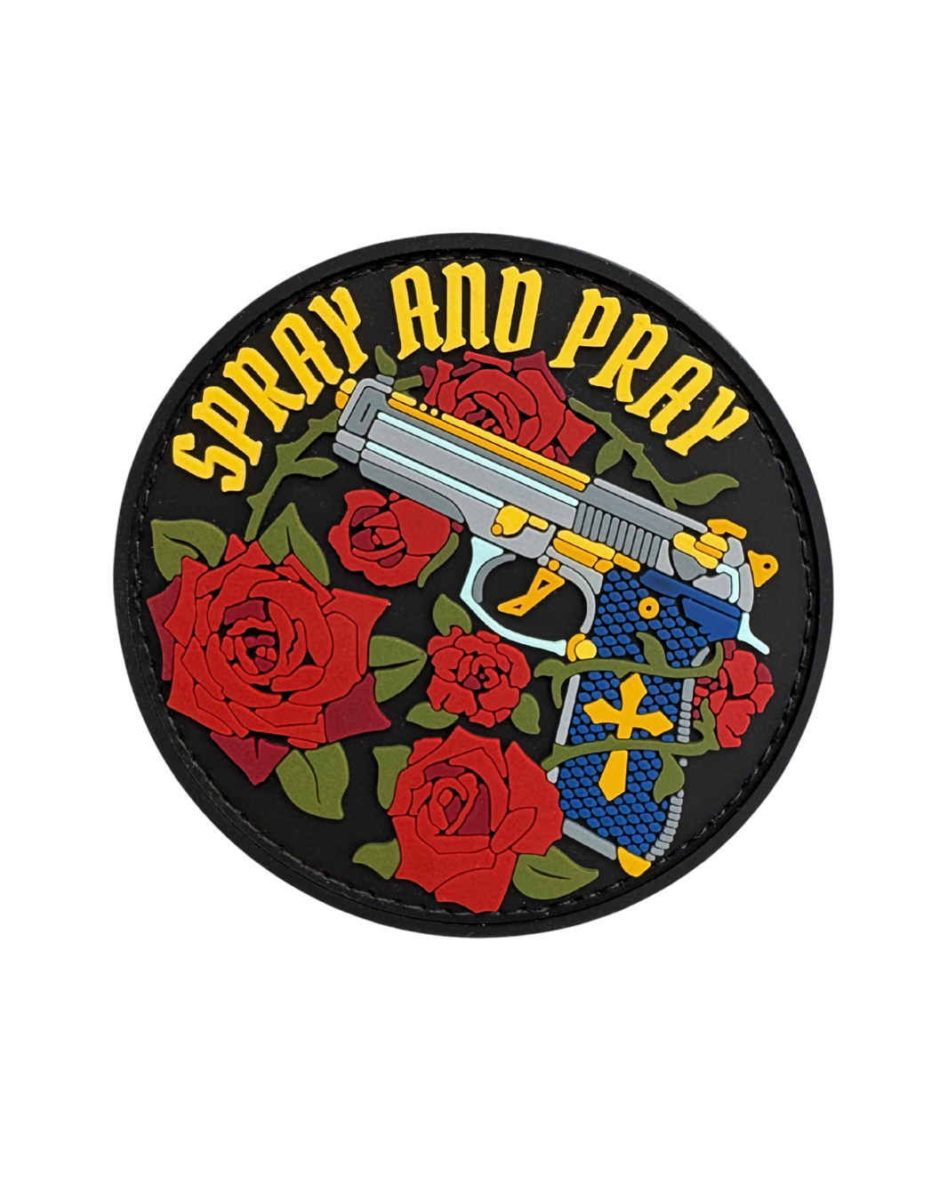 Патч ПВХ SPRAY AND PRAY круглый (PATCH-HUB-0368)