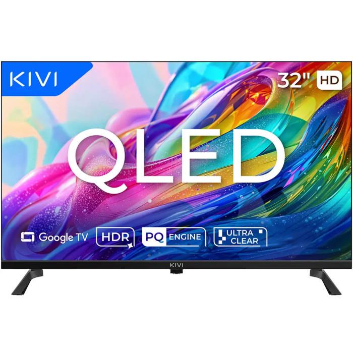 Телевизор Kivi 32H820KB 32" QLED HD Google TV LAN Wi-Fi Black - фото 3 Телевизор Kivi 32H820KB 32" QLED HD Google TV LAN Wi-Fi Black - фото 3