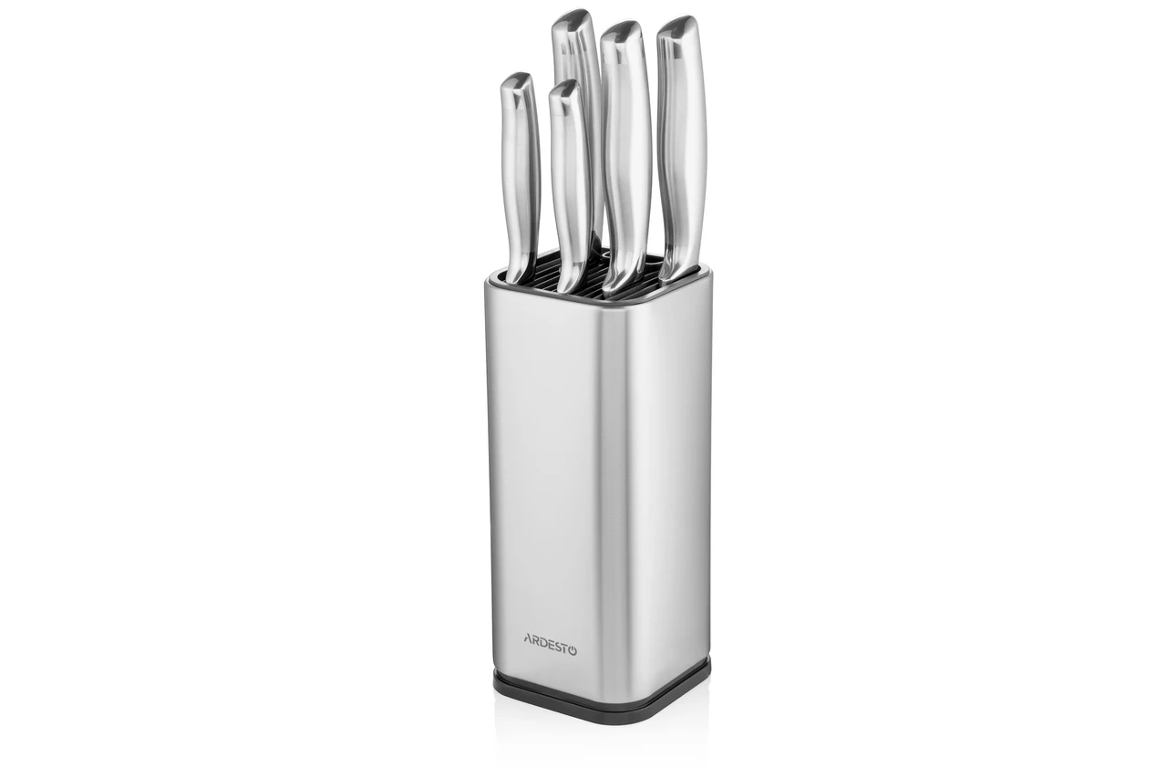Набор кухонных ножей Ardesto Gemini из нержавеющей стали для дома и профессионального использования 6 шт. (AR2106SS)