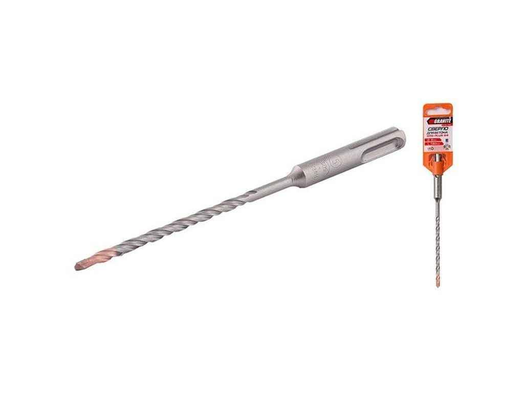Бур по бетону GRANITE L 160 мм d 5 мм SDS-PLUS S4 (41681) - фото 2