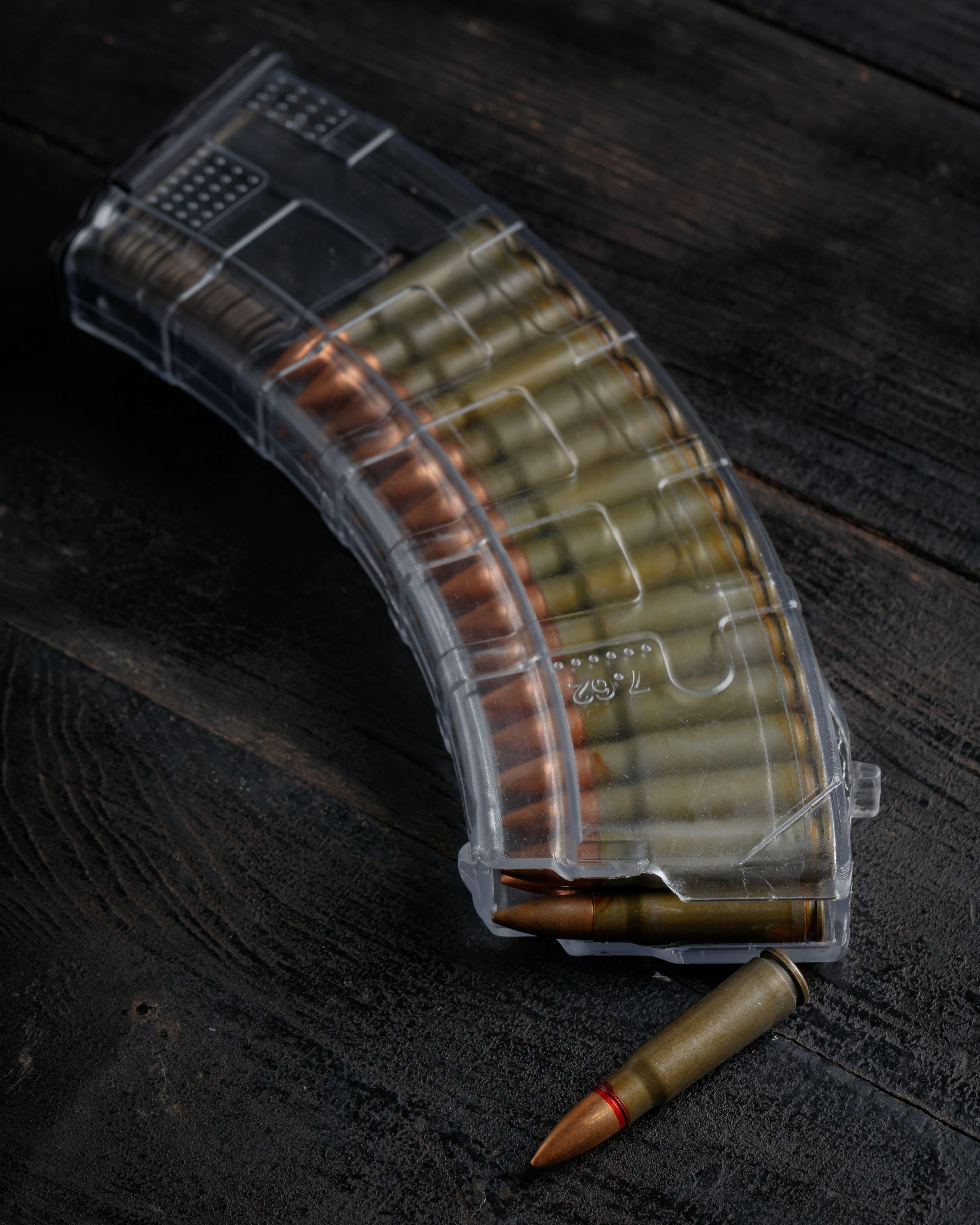 Магазин калібру 7,62x39 мм для зброї Прозорий (27667489) - фото 10 Магазин калібру 7,62x39 мм для зброї Прозорий (27667489) - фото 10