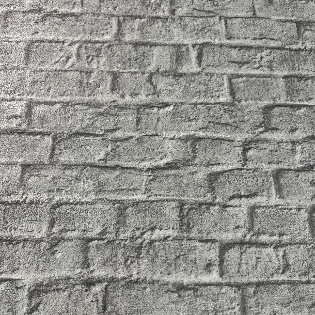 Шпалери вінілові Marburg Loft Superior під цеглу 1,06x10 м Сірий (1034120)