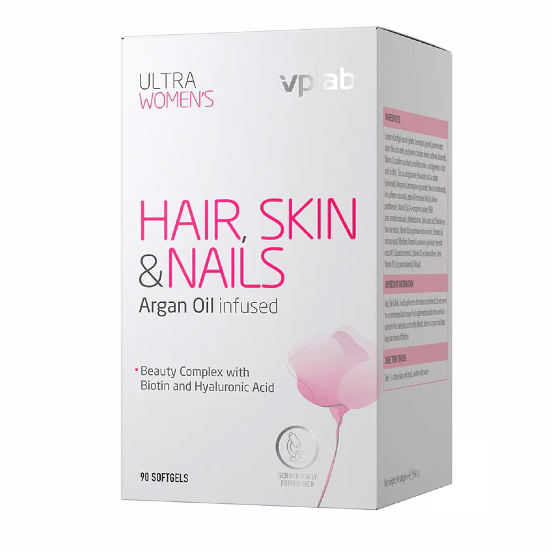 Витамины VPLab Ultra Women's Hair/Skin/Nails-90 мягких кап.
