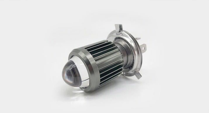 Лампа LED H4 с линзой High/Low Beam бело-желтый свет (2862241919)