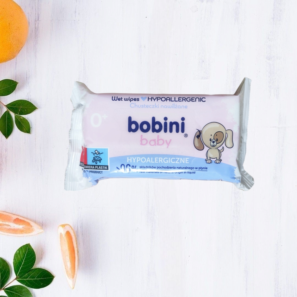 Вологі серветки дитячі bobini гіпоалергенні 60 шт. Вологі серветки дитячі bobini гіпоалергенні 60 шт.